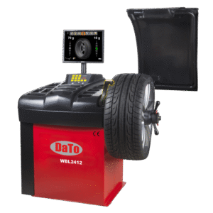 Wheel balancer with LCD display